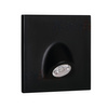 Schodišťové světlo LED 0,7W 35lm 4000K Neutral Square Black Mefis Kanlux