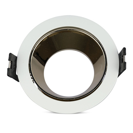 Zapuštěné stropní svítidlo GU10 Očko kulaté Bílá/Zlatá VT-872 V-TAC