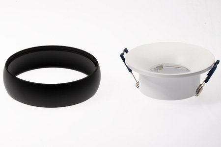 Halogenová Podhledové svítidlo GU10, IP44 Stálá Kulatá Černá COLOSEUM LUMILED