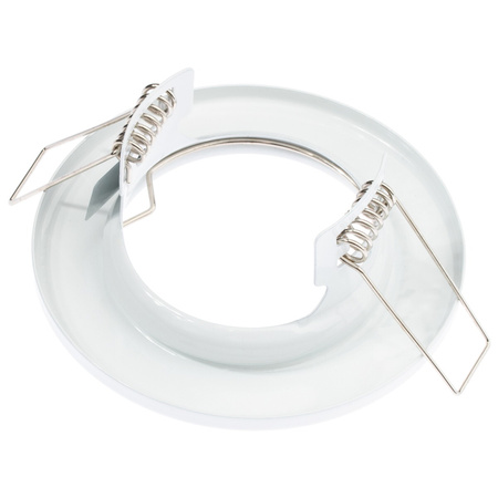 Halogenová Podhledové svítidlo GU10, MR16 Stálá Kulatá Bílý Plech LUMILED