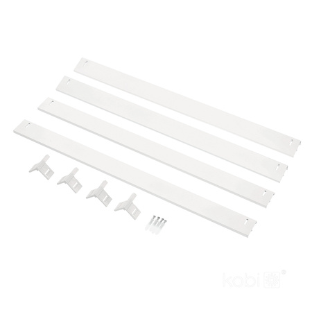 Rámeček 45 mm pro LED PANEL 60x60 pro povrchovou montáž Bílý KLIK Kobi