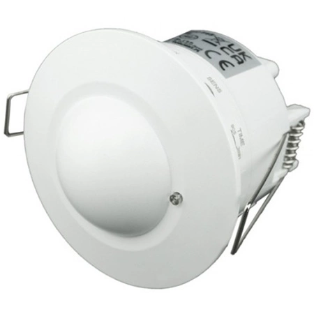 Mikrovlnný zapuštěný pohybový senzor 360° 8m Indoor White