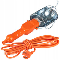 Dílenská svítilna LED E27 230V na 5m kabelu