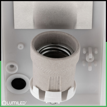 Zahradní nástěnná lampa E27, IP44 Černá FREESIA LUMILED