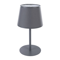 MAJA GRAY Stolní lampa na noční stolek Stínidlo Graphite Classic E27 2934 TK Lighting