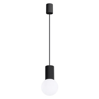 Závěsná lampa Závěsná lampa G9 kulatá černá moderní matná Halo Sollux