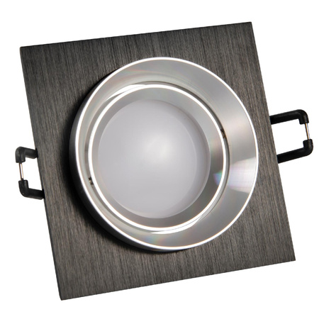 Bodové svítidlo MR16 BlackSilver 12 V LIKA Sanico Goldlux pro vestavbu do zdi