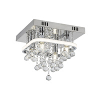Plafond LED stropní svítidlo Povrchové nástěnné svítidlo 23W stmívatelné chrom Classic Pallas Rabalux