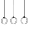 Dekorativní závěsná stropní lampa LED 20W 1300lm 3000K - 4200K - 6500K CCT Black Decor Ledvance