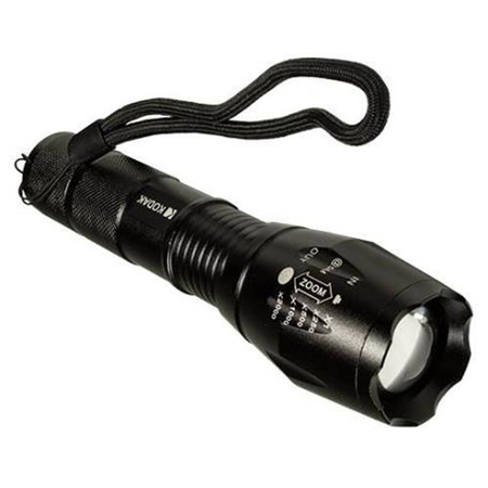 Kodak Flashlight Ultra 290 ZOOM LED ruční svítilna + 3x AAA baterie 30418363 hliník