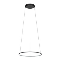 LED závěsné stropní svítidlo 18W 600lm 4000K neutrální černá moderní CIRCOLO LED S 10863 Nowodvorski