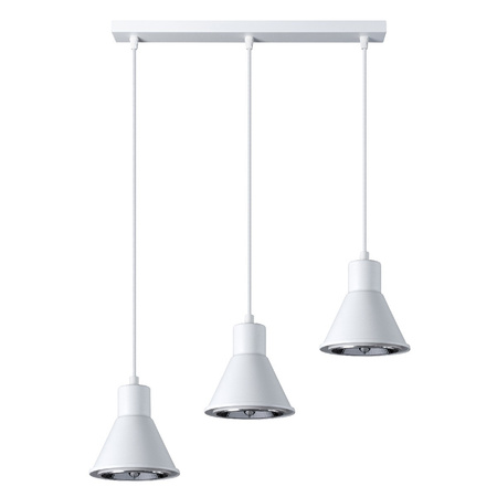 TAZILA LED závěsné stropní svítidlo 3xGU10 ES111 White SOLLUX