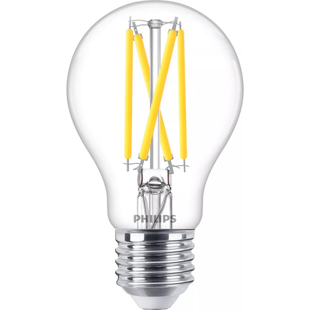 LED žárovka E27 A60 5.9W = 60W 806lm 2700 Teplá bílá Filament PHILIPS Stmívatelné