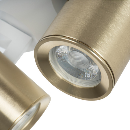 Nástěnné svítidlo Stropní svítidlo Nastavitelné LED GU10 Round White Gold Laurin Kanlux