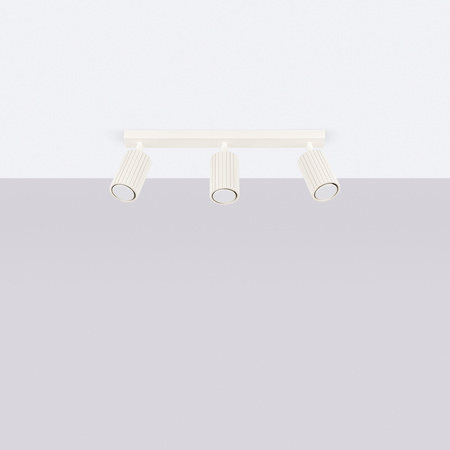 Bodové reflektorové stropní svítidlo Tuba 3x GU10 Beige Carbon Deep Space SL.1600 Sollux