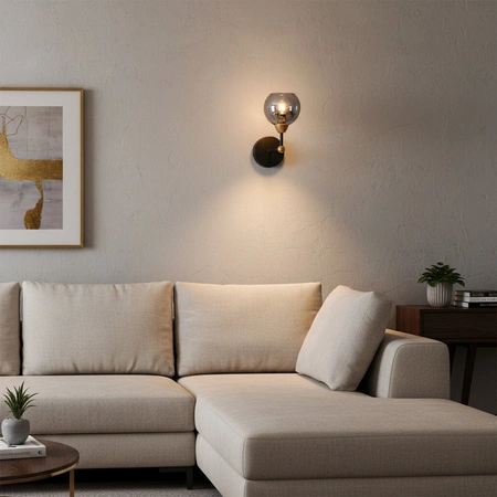 Nástěnné venkovní fasádní svítidlo E14 šedé Assaria Sanico Goldlux