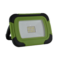 Reflektor LED 10W 700lm 4000K IP44 zelená+černá USB Dobíjecí s funkcí SOS Samsung Chip VT-11-R V-TAC