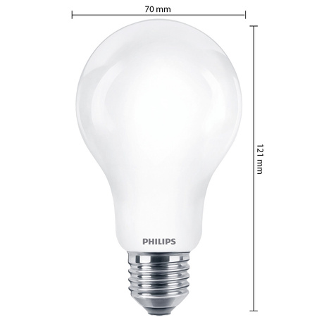 LED žárovka E27 A67 17,5W = 150W 2452lm 2700K teplá bílá PHILIPS Classic