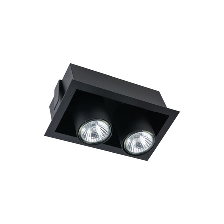 EYE MOD II stropní svítidlo 8940 Nowodvorski černá 2xGU10 zapuštěné bodové moderní