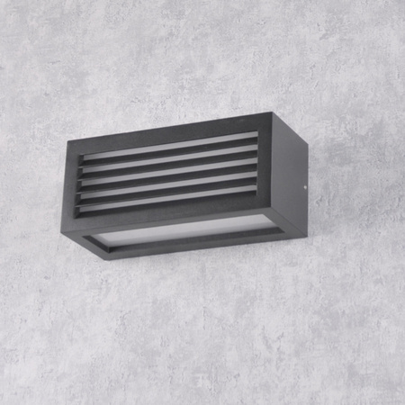 Zahradní lampa Nástěnná lampa OSAKA E27 IP54 Black GOLDLUX (Polux)