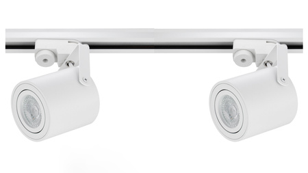 Sada osvětlovacích přípojnic 1m + 2x LED reflektor GU10 bílý matný