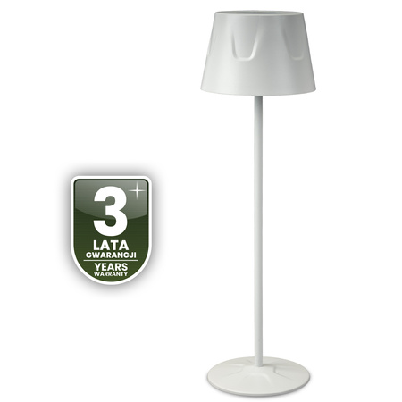 LED zahradní lampa stojící dekorativní stolní noční světlo USB stmívatelné dotykové bílé FIORA LUMILED