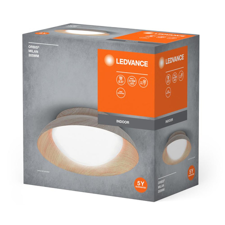 Stropní svítidlo Plafond E27 hnědé 30cm Orbis Ledvance