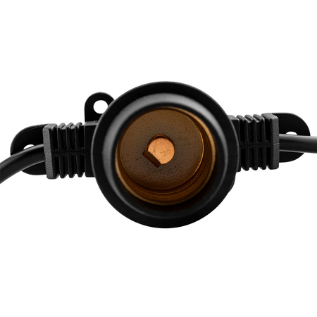 Venkovní řetěz 10m, 10x E27 Žárovky 2W 3000K NARCI LUMILED