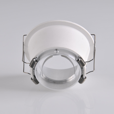 KOLDING Bílé a stříbrné zapuštěné kulaté pohyblivé svítidlo MR16 GOLDLUX (Polux)