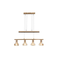 Stropní závěsné svítidlo 4 x E14 Gold Modern Holly Rabalux