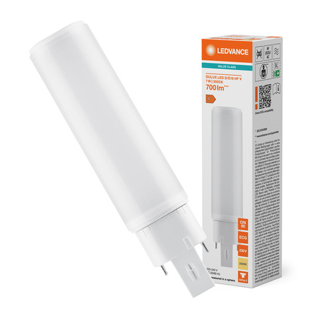 LED žárovka DULUX G24q-2 7W = 18W 700lm 3000K teplá bílá LEDVANCE