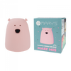 Dětské noční světlo LED 3000K teplá bílá + RGB na baterie Pink MARY'S SMALL TEDdy Bear