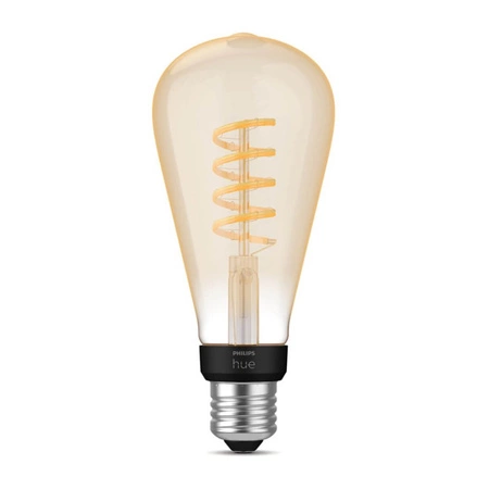 LED Edison E27 ST72 7W CCT PHILIPS HUE White & Ambiance Filament Bluetooth Zigbee žárovka