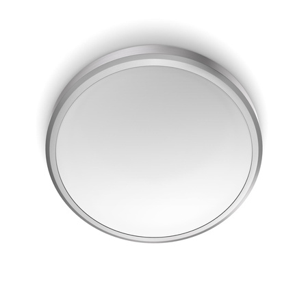 Plafond LED lampa pro povrchovou montáž DORIS 17W 2700K IP44 31cm Satin PHILIPS