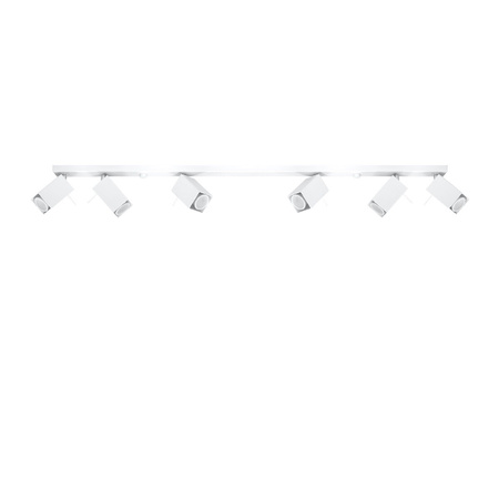 MERIDA stropní svítidlo 6xGU10 Reflektor Halogenové svítidlo Pohyblivé 118cm Bílé SOLLUX