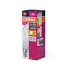 LED žárovka B37 Candle E14 4,9W = 40W 470lm 2700K Warm 180° VALUE CLASSIC Osram
