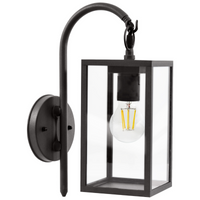 Zahradní nástěnné svítidlo Down Elevation Lamp Malmo E27 IP44 Grafit - GOLDLUX (Polux)