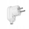 Úhlová elektrická zástrčka UNI-SCHUKO Zástrčka s uzemněním. odnímatelná bílá ORNO