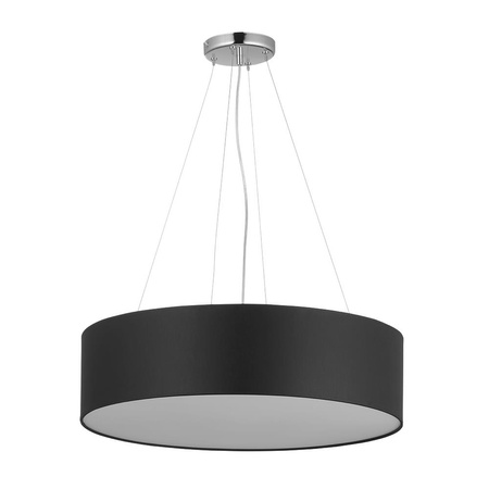 RONDO BLACK Chrome Černobílé minimalistické závěsné stropní svítidlo 4xE27 4247 TK Lighting