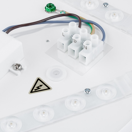 LED stropní svítidlo pro koupelnu Povrchová montáž 12W 4000K IP44 ZOE White 30cm