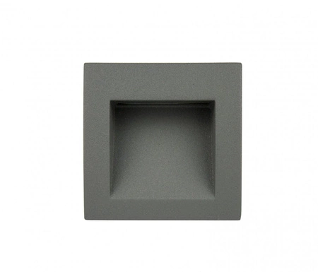 Venkovní vestavné LED fasádní zahradní svítidlo Mur-Led M2029 1.5W 60lm 3000K Teplá bílá Su-Ma