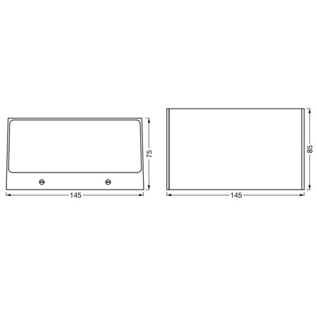 LEDVANCE SMART+ BRICK MULTICOLOR nástěnné fasádní svítidlo 14W 600 lm Teplá bílá COLOR + RGB šedá