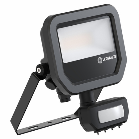 LED reflektor 8W 1100lm 3000K IP65 černý se senzorem pohybu LEDVANCE Floodlight