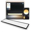 Panelové LED stropní svítidlo pro povrchovou montáž 120x30 cm 39W 3750lm IP20 White Ambiance TW Black Smart SMART Zigbee Bluetooth Aurelle Philips HUE