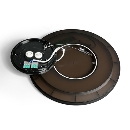 Stropní svítidlo LED Plafond 22W 2400lm CCT 140° IP54 černé Povrchová montáž Videx