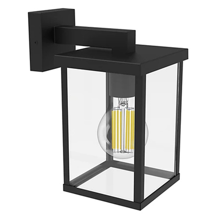 BELLINI E27 IP44 Nástěnné svítidlo LED Downward Fasáda černá PHILIPS