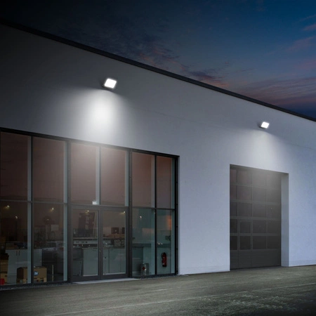 LED reflektor 100W 9500lm 5000K studená bílá Black s mléčným stínítkem Videx