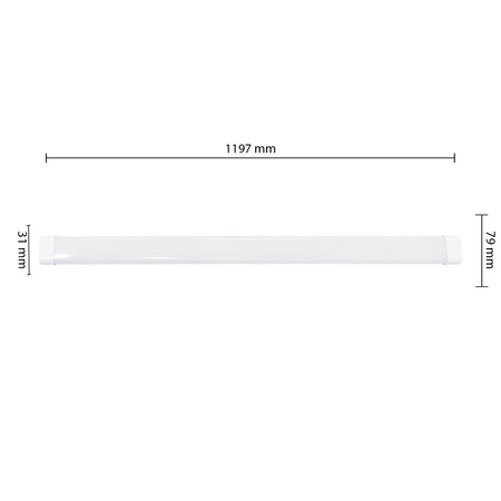 Lineární svítidlo LED 54W 5820lm 6500K Cold 120° Masterled White