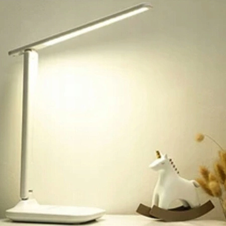 LED noční stolní lampa 5W CCT 3v1 3000-6000K USB školní bílá