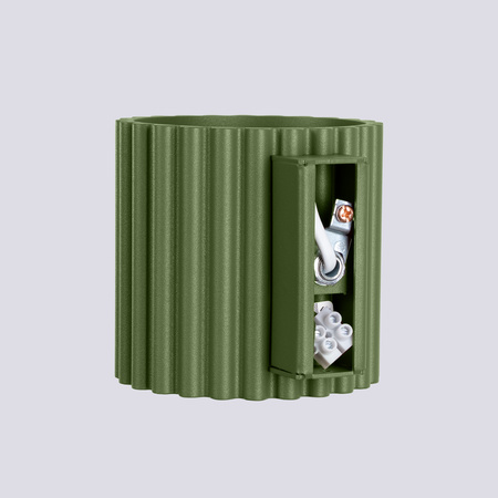 Nástěnné svítidlo Nástěnné svítidlo G9 Aluminum Green Olive Aura Deep Space SL.1796 Sollux